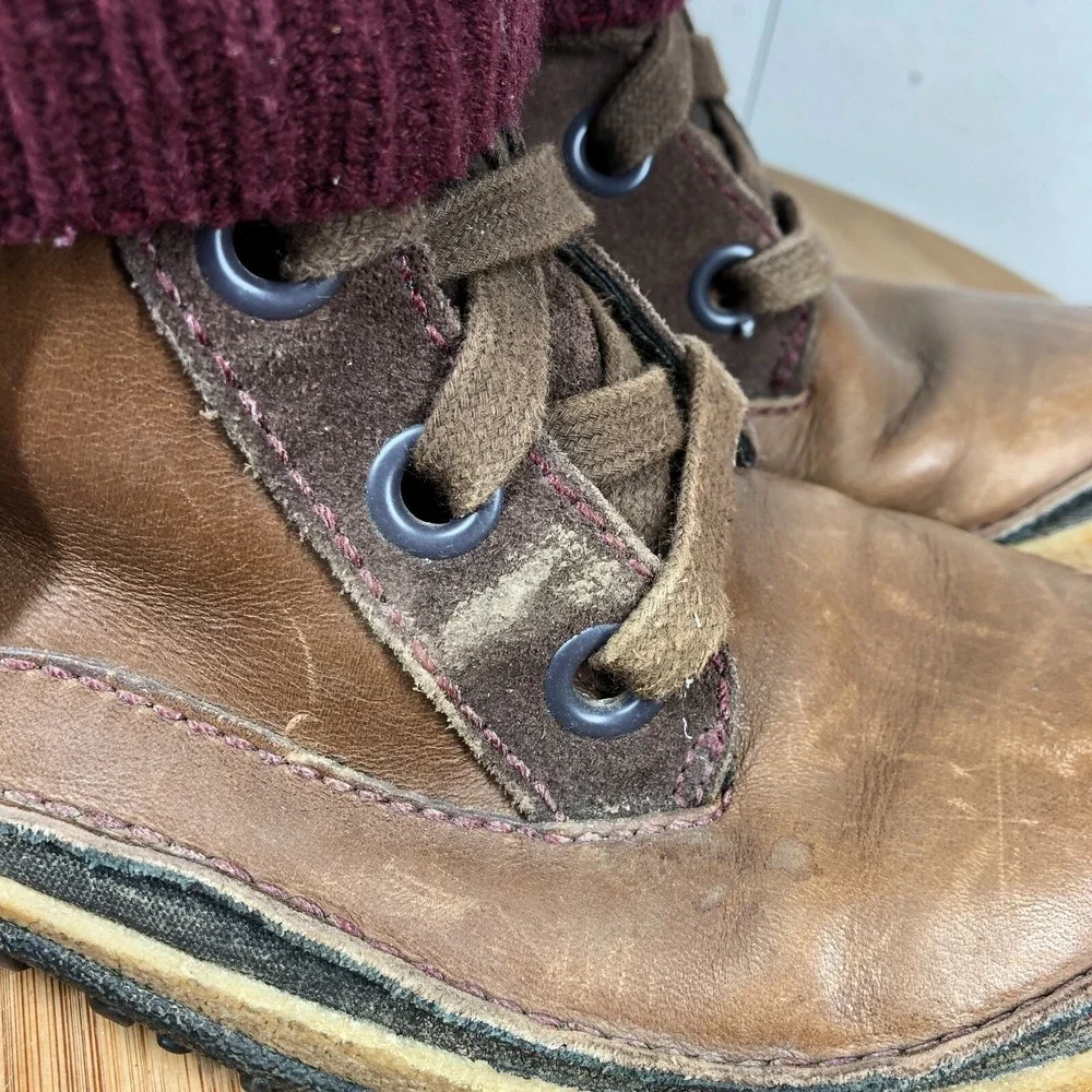 Merrell Dauphine Womens size 8 shoes brown leather waterproof winter boots
